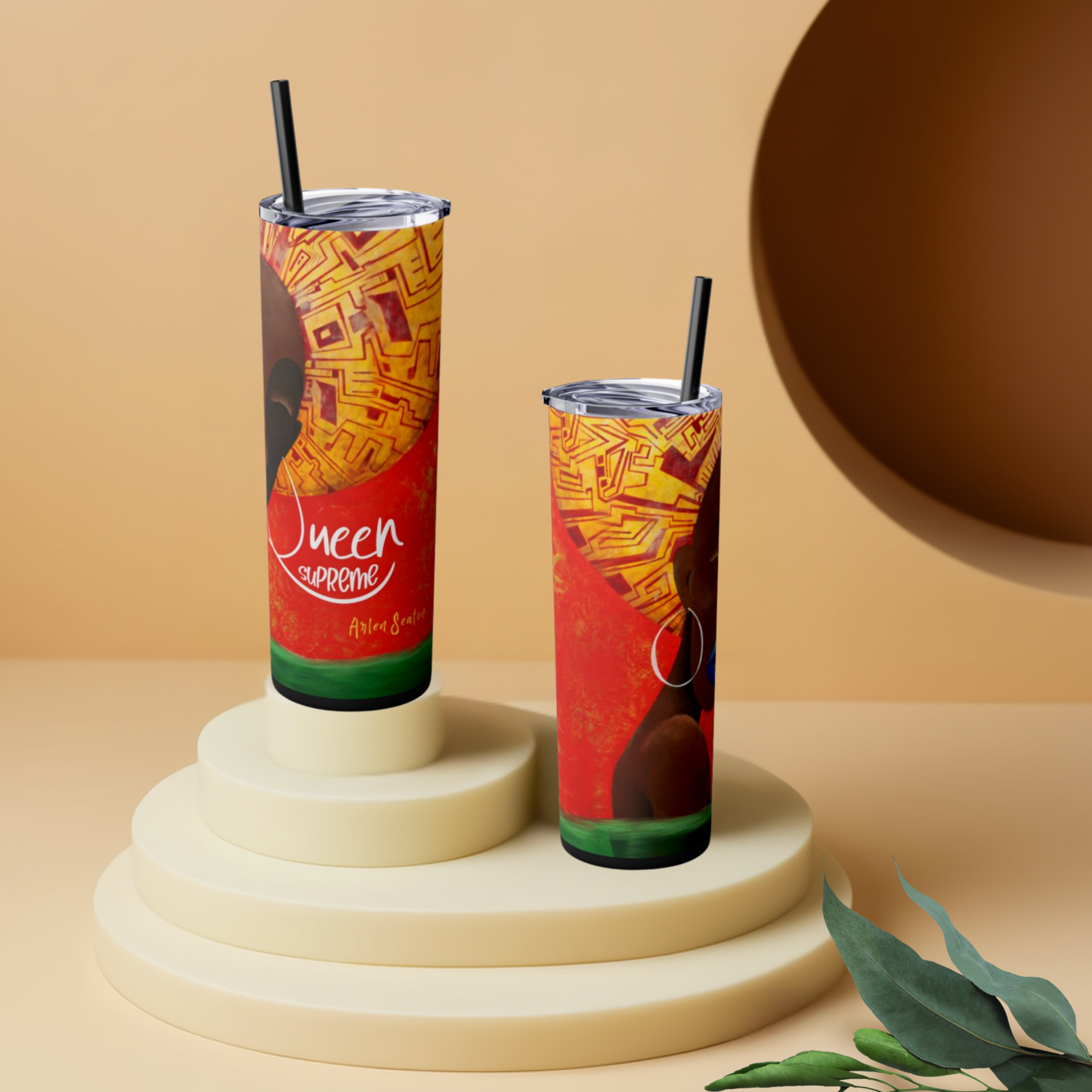 Queen Supreme Skinny Tumbler