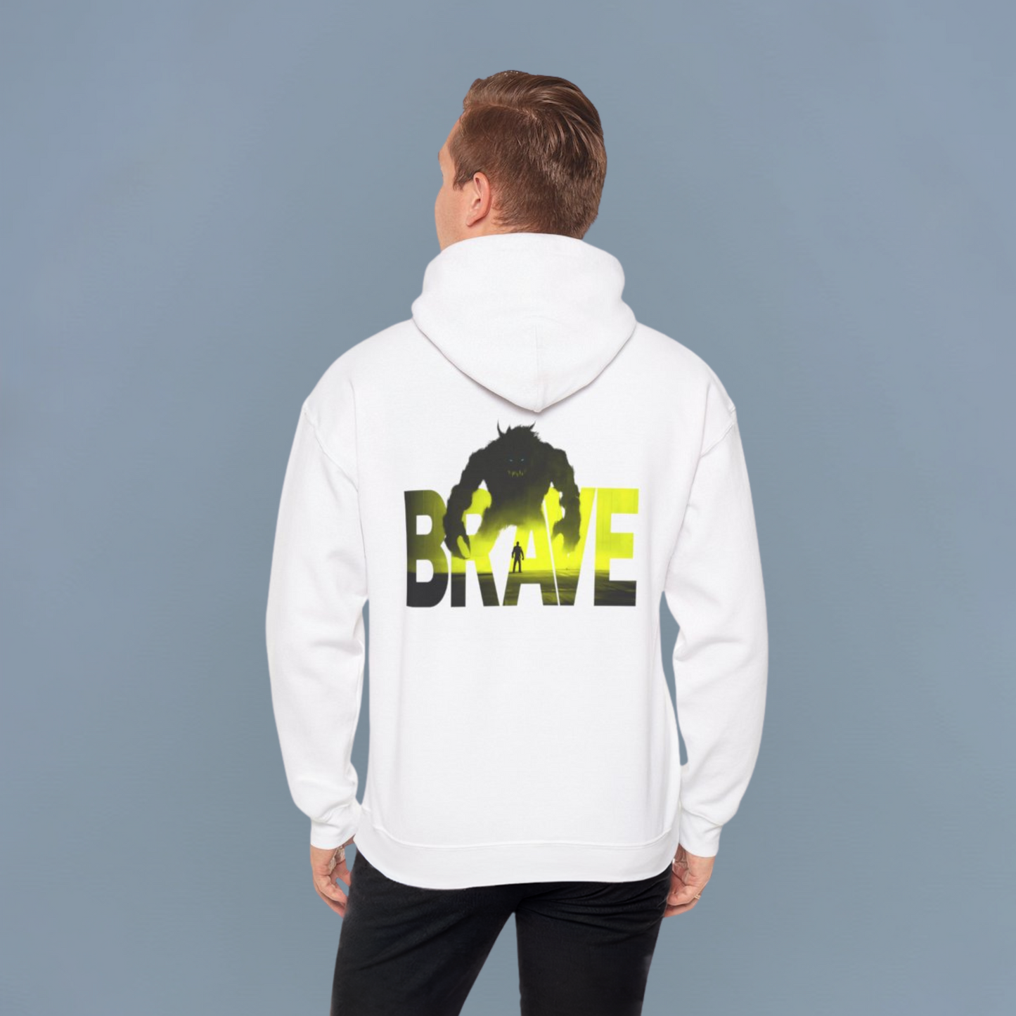 Brave Graphic Hooded Sweatshirt