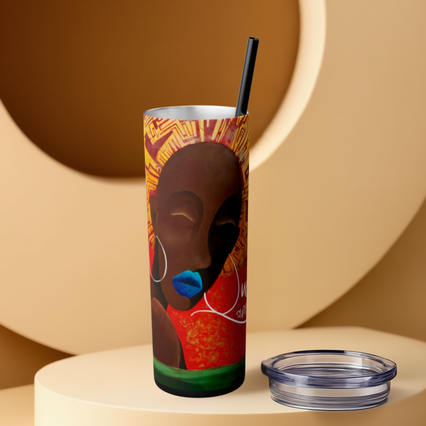 Queen Supreme Skinny Tumbler